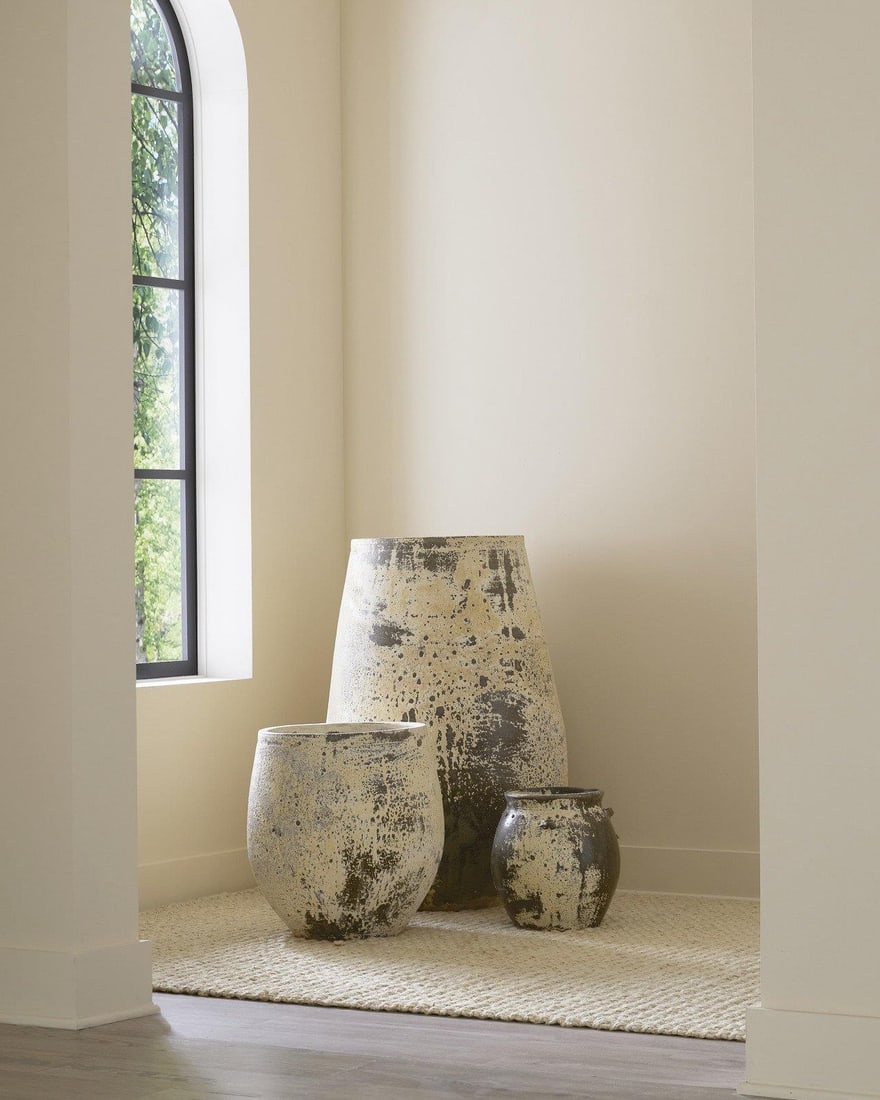 Currey Sicilia White Terracotta Planter Mediterranean Style (1 of 5)