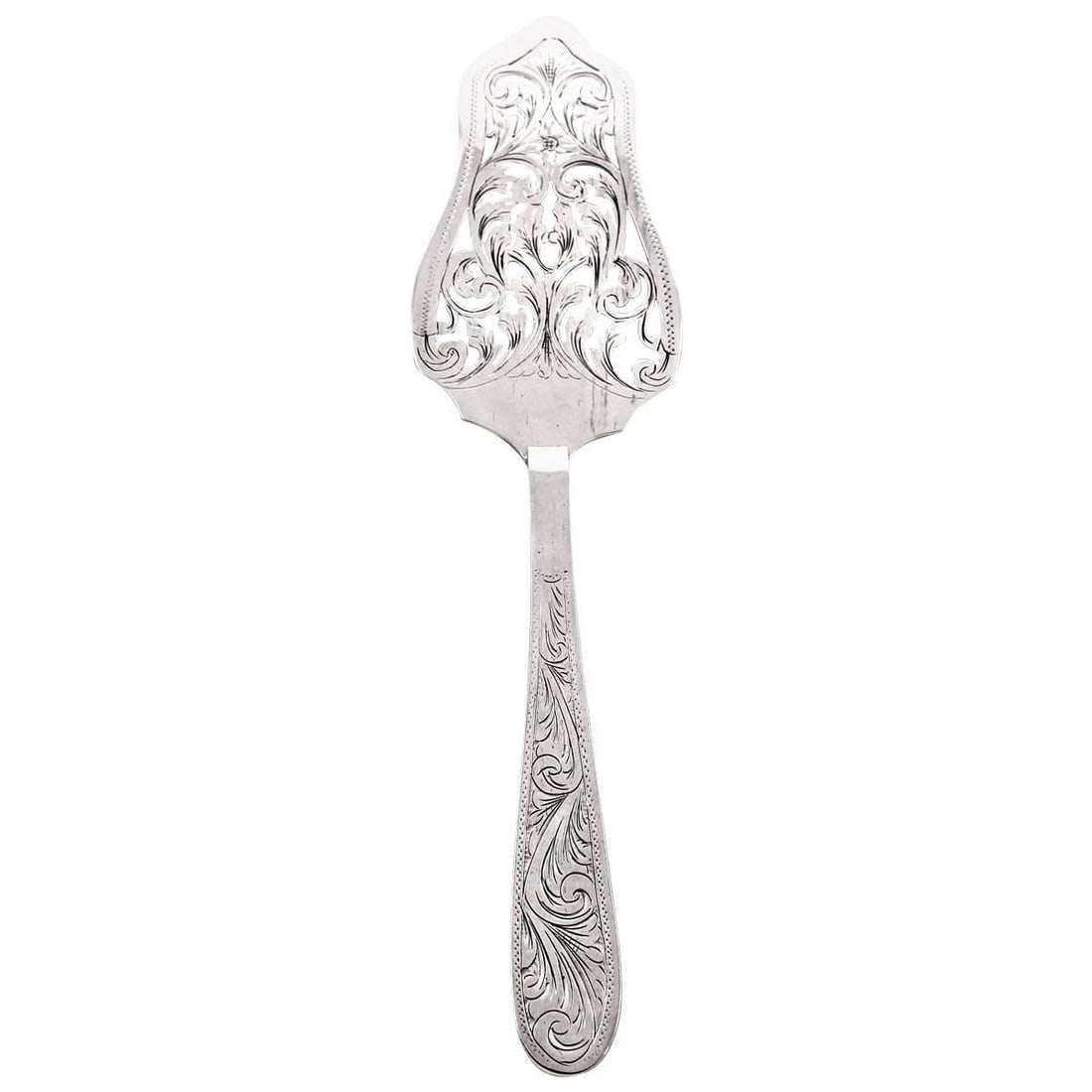 Vintage 1930s Sterling Silver Scalloped Server from Austria (1 of 4)