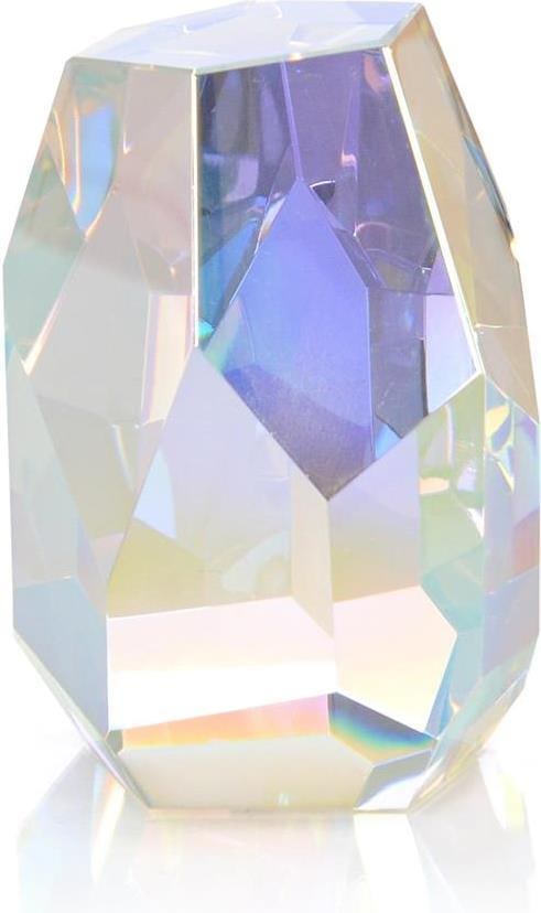 John-Richard Contemporary Dichroic Glass Prism Sculpture 5.75H (1 of 1)