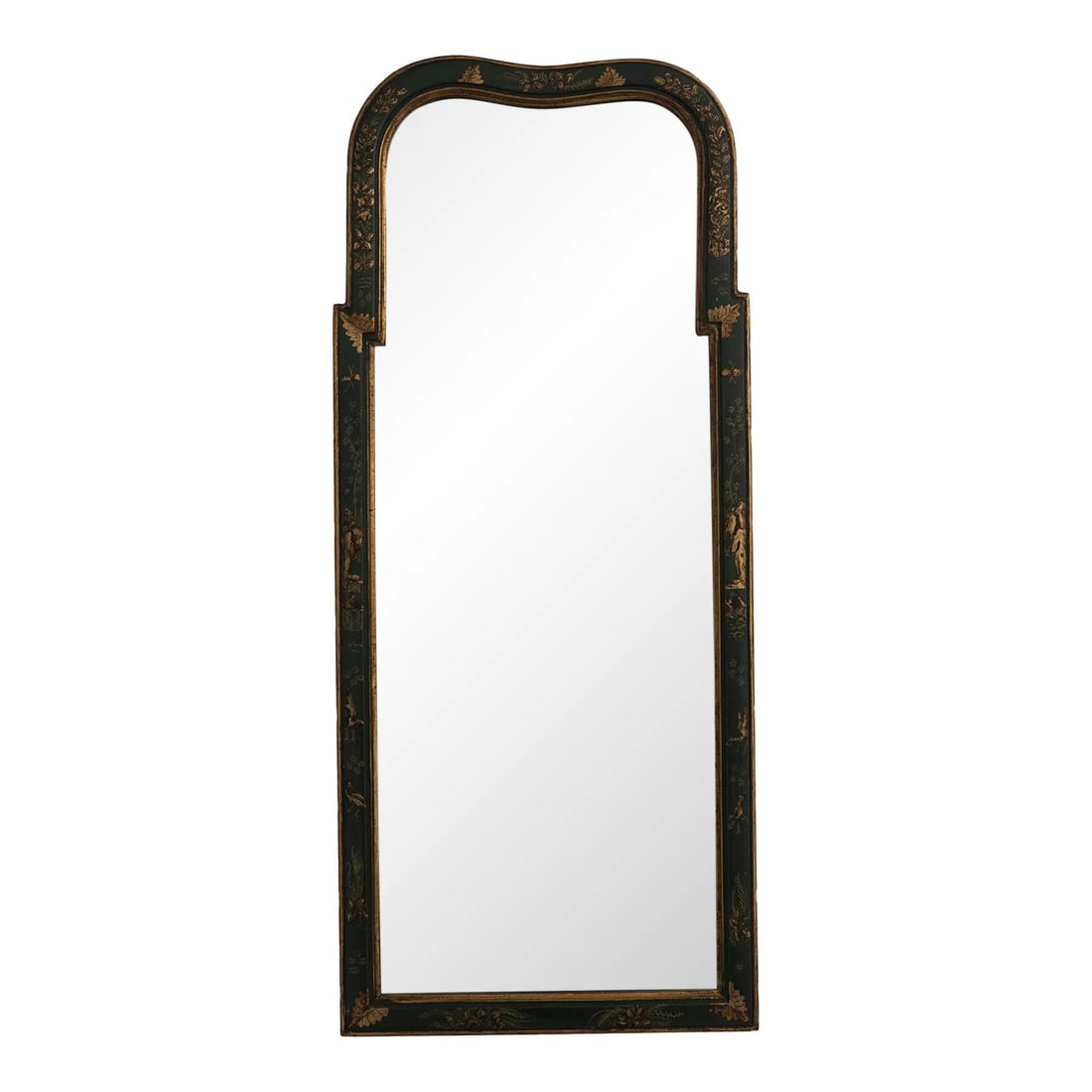 Friedman Brothers Chinoiserie Mirror Dark Green 31 Inch (1 of 9)