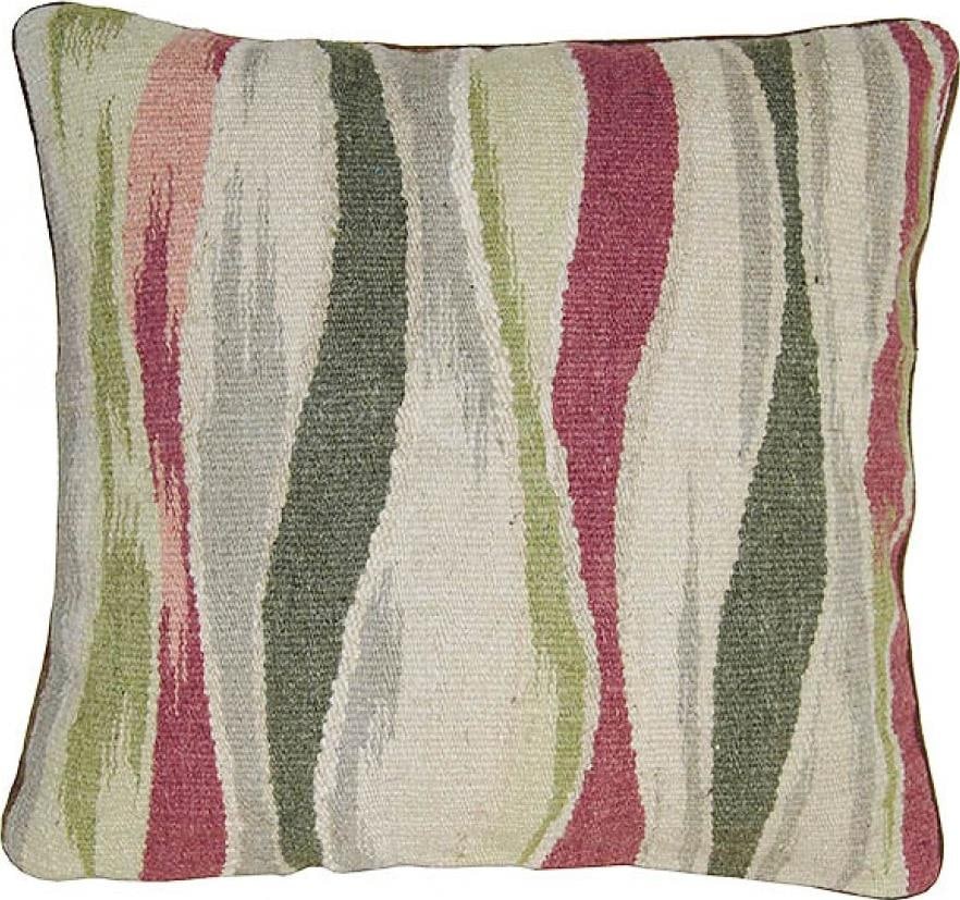 Provence Home Pink Velvet Throw Pillow 20x20 Aubusson Style (1 of 1)