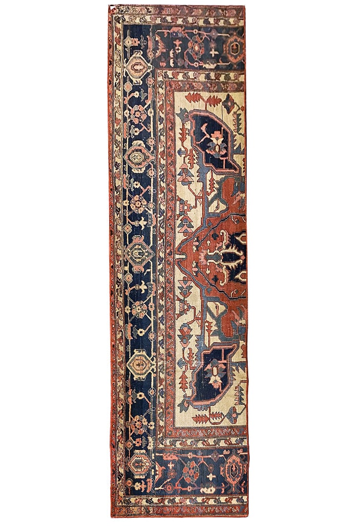 3.0 x 12.2 Antique Serapi Runner Rug Premium Quality (1 of 10)