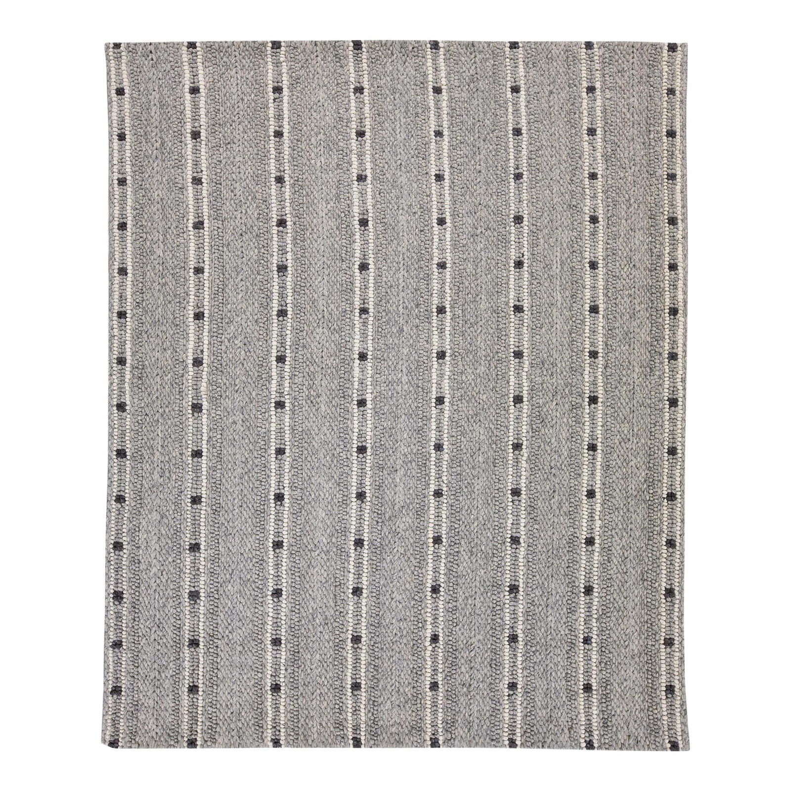 Thom Filicia Grey Handmade Wool Viscose Rug 8' x 10' (1 of 8)