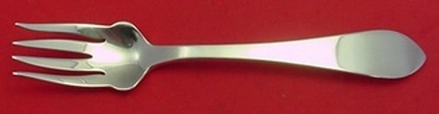 Tiffany & Co. Queen Anne Sterling Silver Salad Fork Wavy Tine 6.25" (1 of 2)