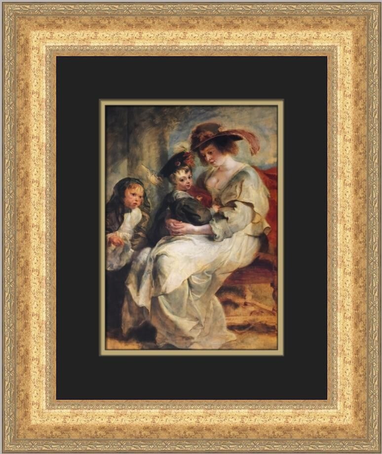 Peter Paul Rubens Helene Fourment with Children Custom Framed Art Print (1 of 2)