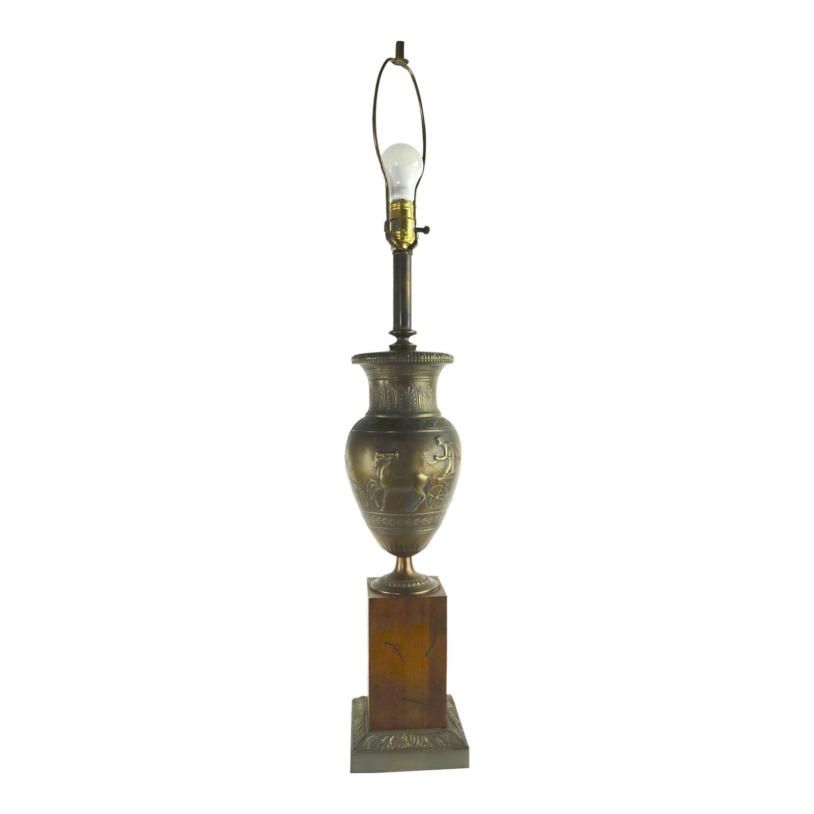 Westwood Industries Greco Roman Revival Table Lamp Faux Bronze Finish (1 of 9)