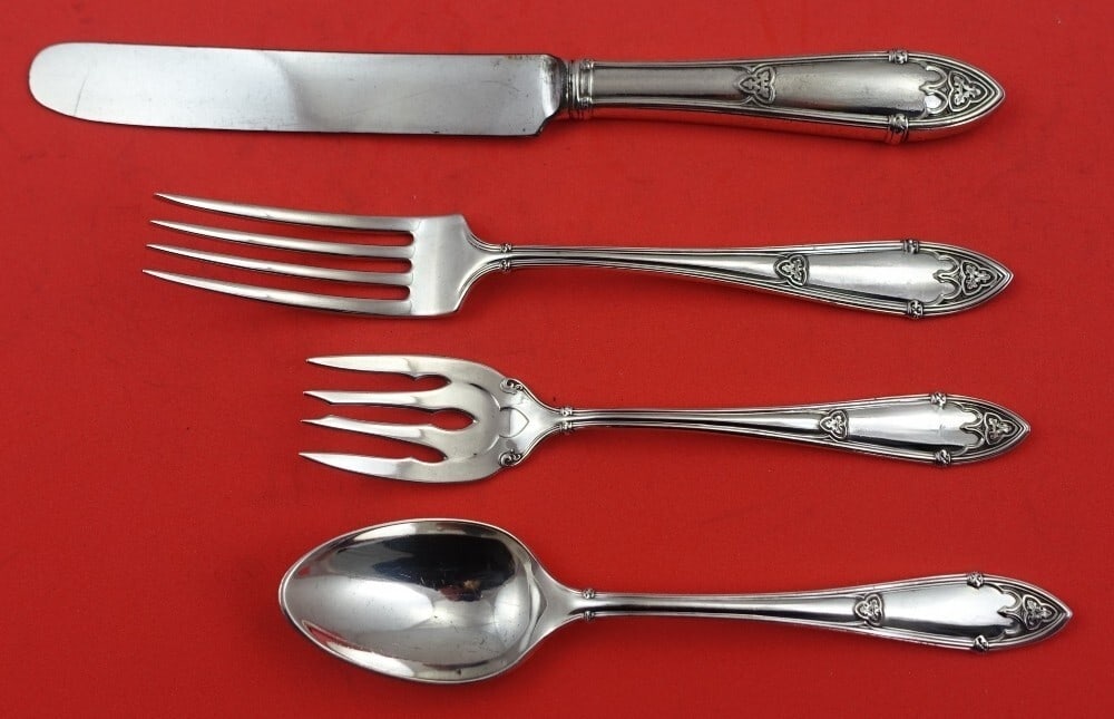 Wallace Rheims Sterling Silver 4-Piece Place Setting (1 of 2)