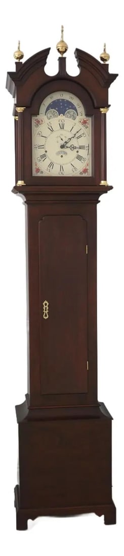 Mahogany Governors Palace Style Grandfather Clock WA-730 Triple Weight Movement (1 of 10)