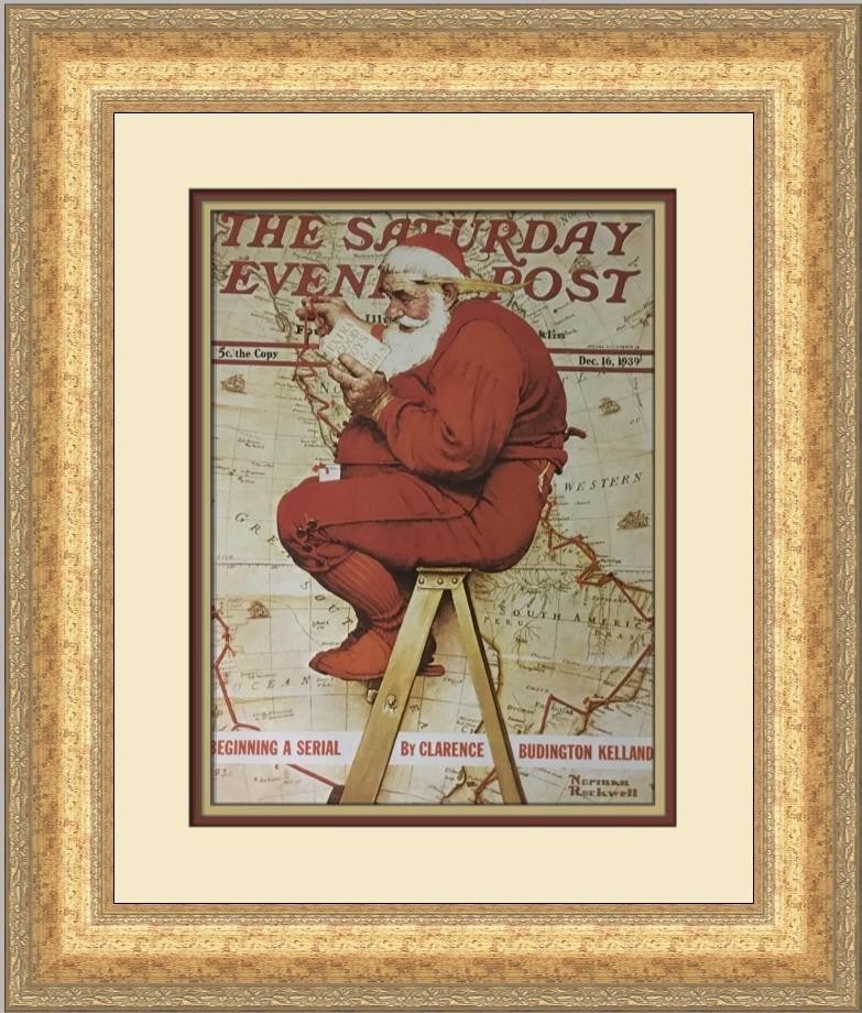 Norman Rockwell Extra Good Boys And Girls Custom Framed Art Print 21 x 18: Norman Rockwell Extra Good Boys And Girls Custom Framed Art Print 21 x 18 This beautifully custom framed print by Norman Rockwell, titled "Extra Good Boys And Girls," captures a charming Americana the