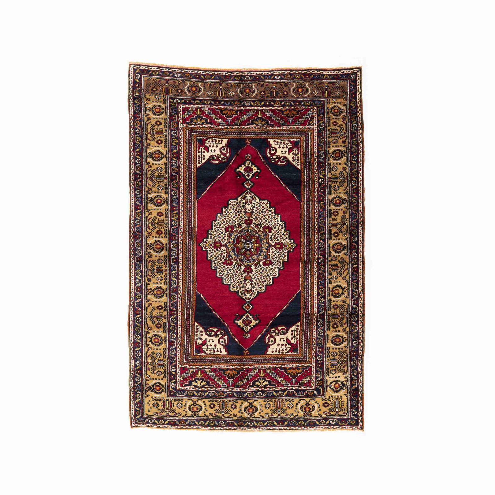 Authentic Taspinar Handmade Wool Carpet 64.2 x 115.7 Inches (1 of 8)