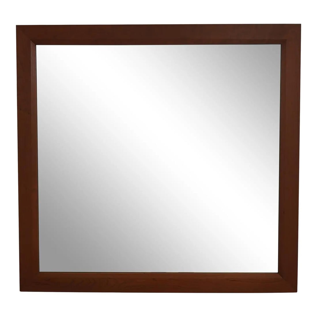 Stickley Arts & Crafts Cherry Frame Mirror 40 x 38 Brown (1 of 7)