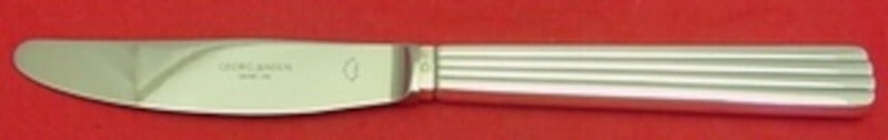 Georg Jensen Bernadotte Sterling Silver Dinner Knife 8 3/4 Inch (1 of 2)