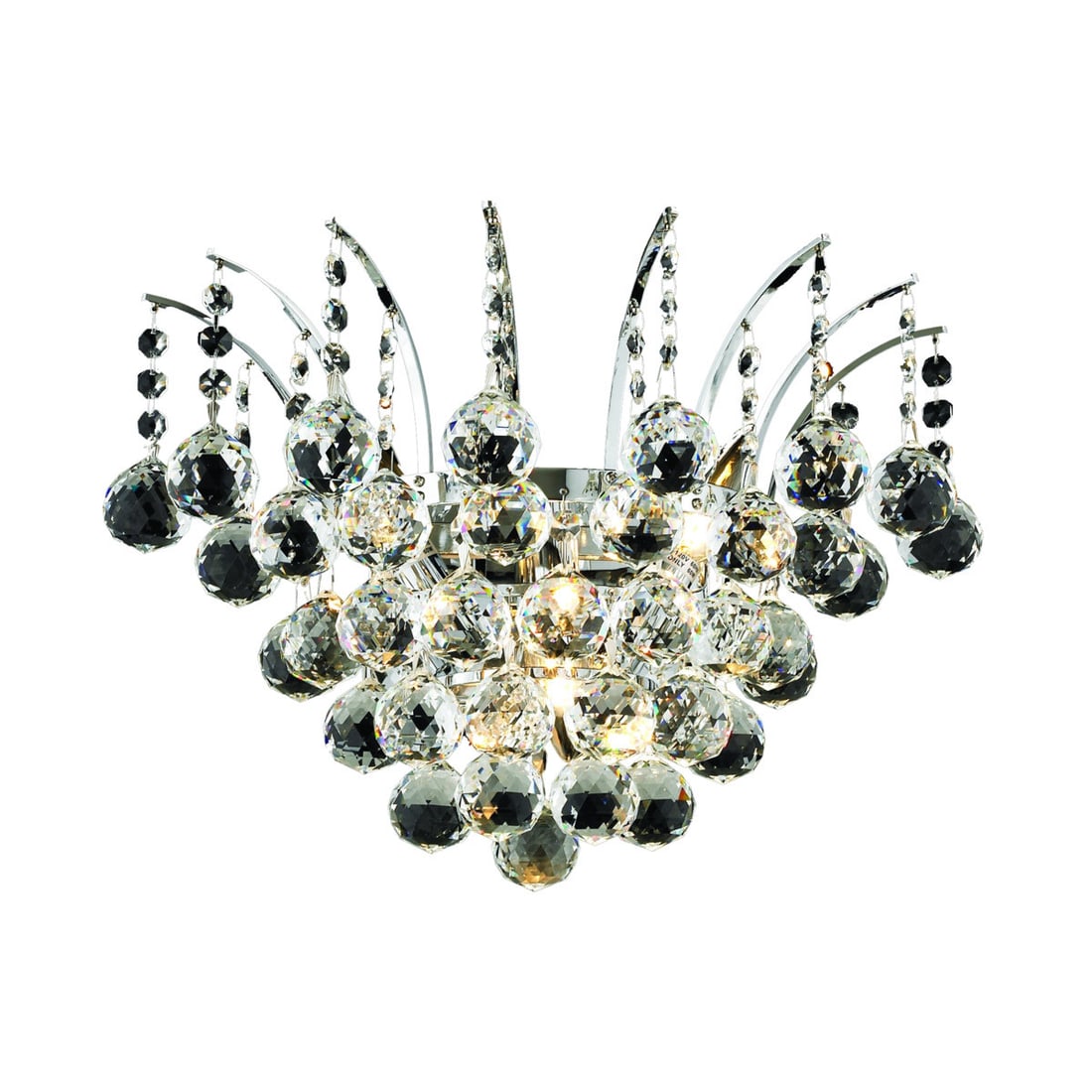 Elegant Lighting Victoria 3 Light Chrome Wall Sconce with Royal Cut Crystals (1 of 2)
