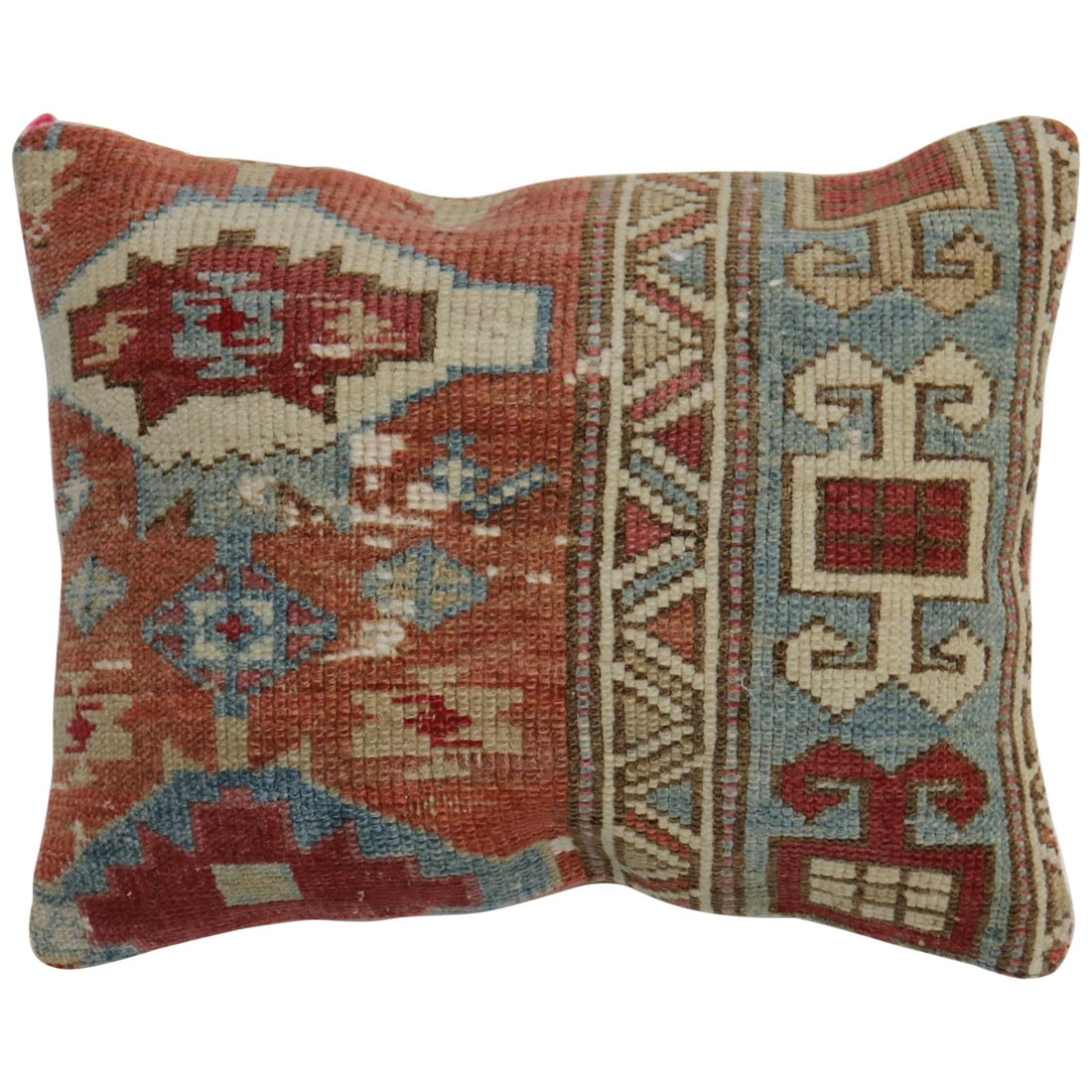Vintage Caucasian Rug Pillow Rustic Style 14 x 18 (1 of 4)