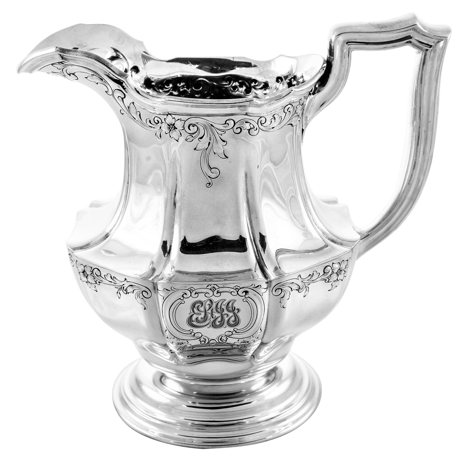 Gorham Sterling Silver Water Pitcher 1908 Elegant Oval Design (1 of 7)