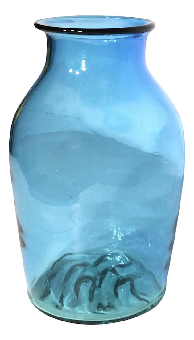 Don Shepherd Big Sky Vase 8221S Blenko Art Glass 1982 (1 of 10)