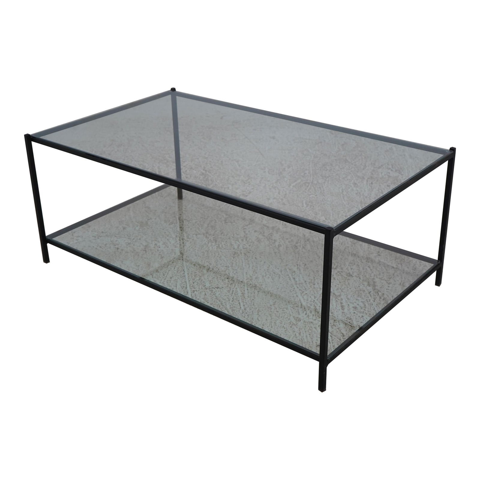 Charleston Forge Iron 2 Tier Coffee Table with Glass Top (1 of 10)