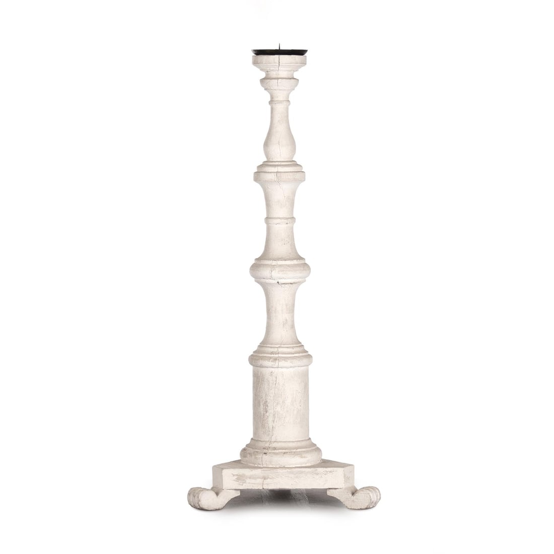 Zentique Laura Candle Holder Charcoal Transitional Birch 31in (1 of 1)