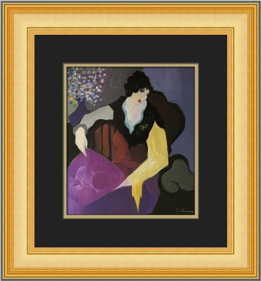 Itzchak Tarkay Barbara Custom Framed Art Print 1979 (1 of 2)