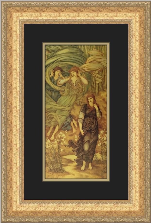 Edward Burne-Jones Sponsa De Libano Custom Framed Print 21 x 15 in Aestheticism (1 of 2)
