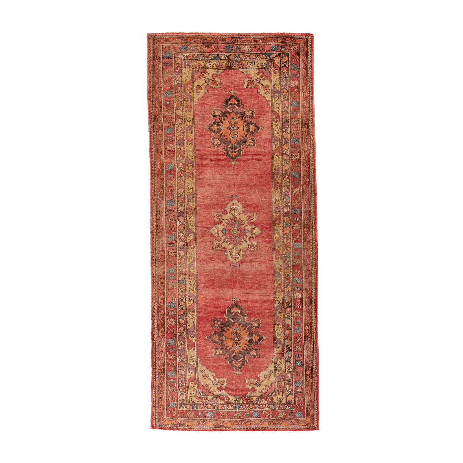 Authentic Handmade Anatolia Wool Carpet 59.1 x 137.8 Inches (1 of 8)