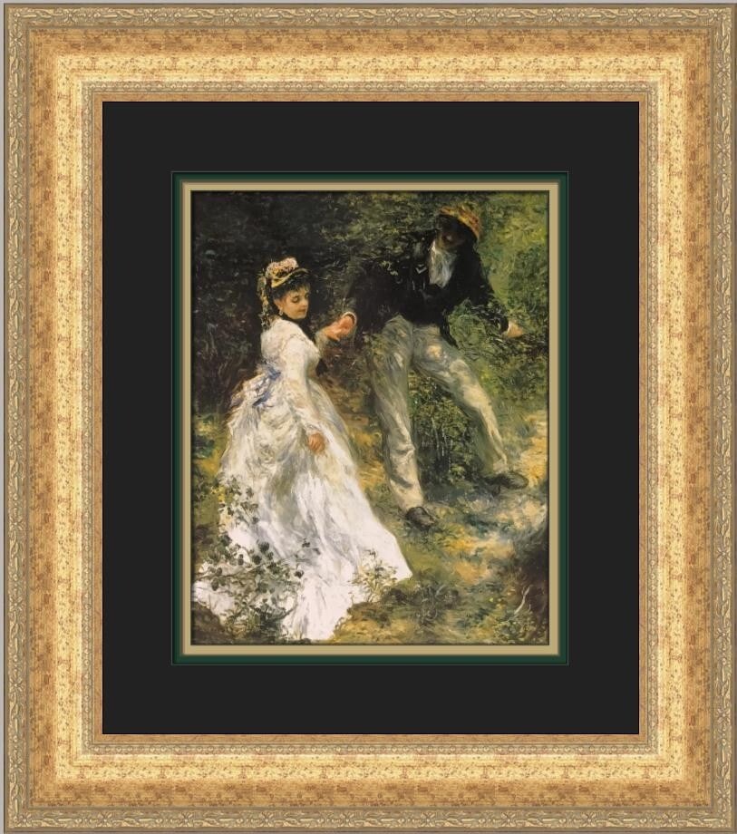 Pierre-Auguste Renoir La Promenade Custom Framed Art Print 1987 (1 of 2)