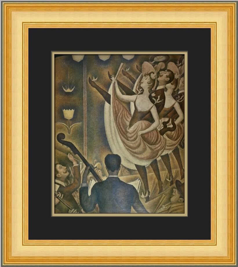 Georges Seurat Le Chahut Custom Framed Art Print 20 x 16 (1 of 2)