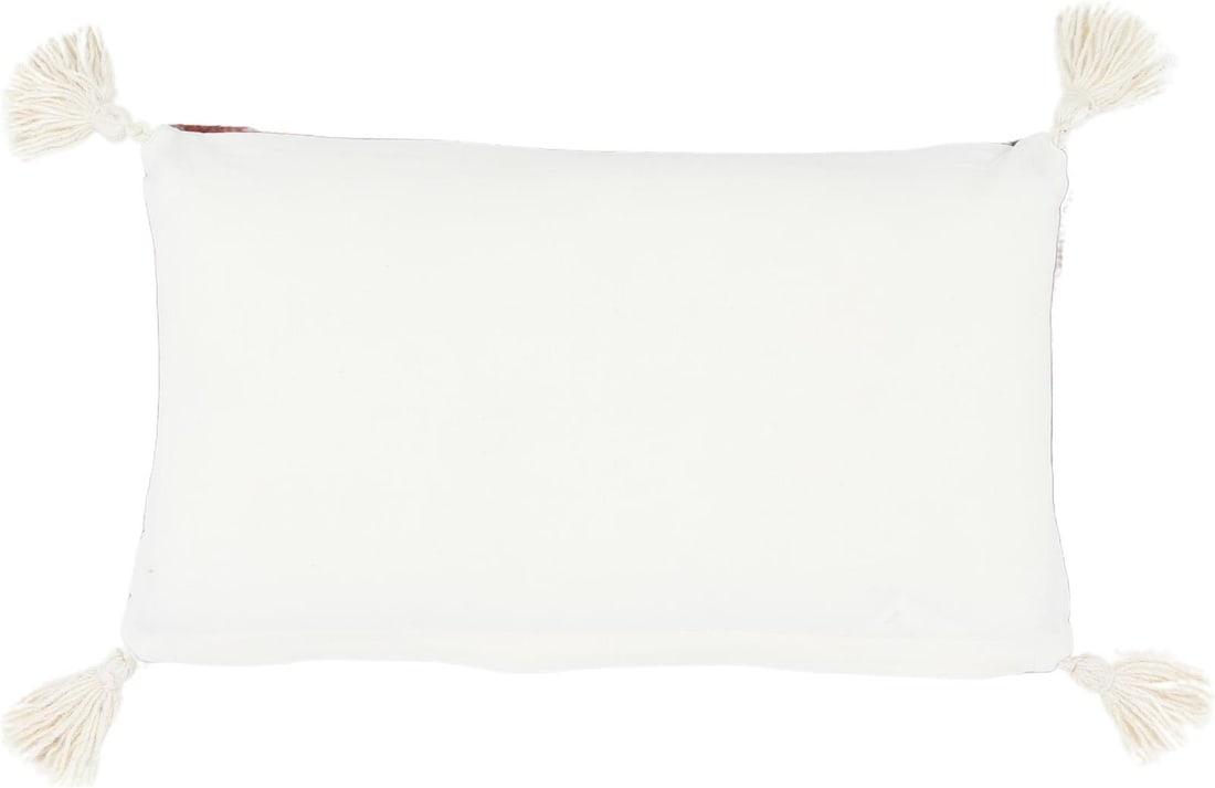 Wells Multicolor Handwoven Wool Pillow 14 x 24 Inches (1 of 3)