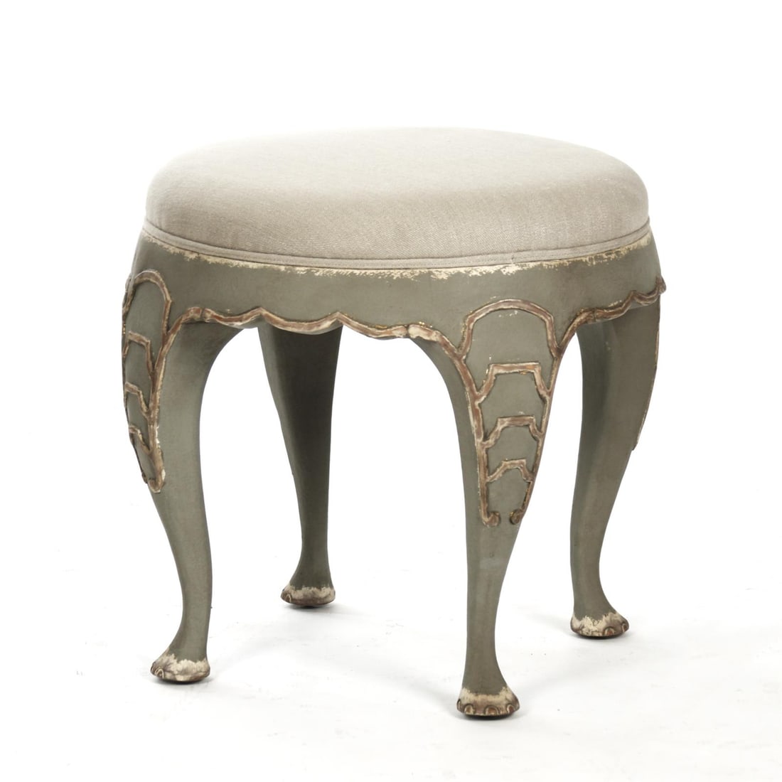 Zentique Leo Plywood Stool 20H x 21W x 21D Traditional Design (1 of 1)