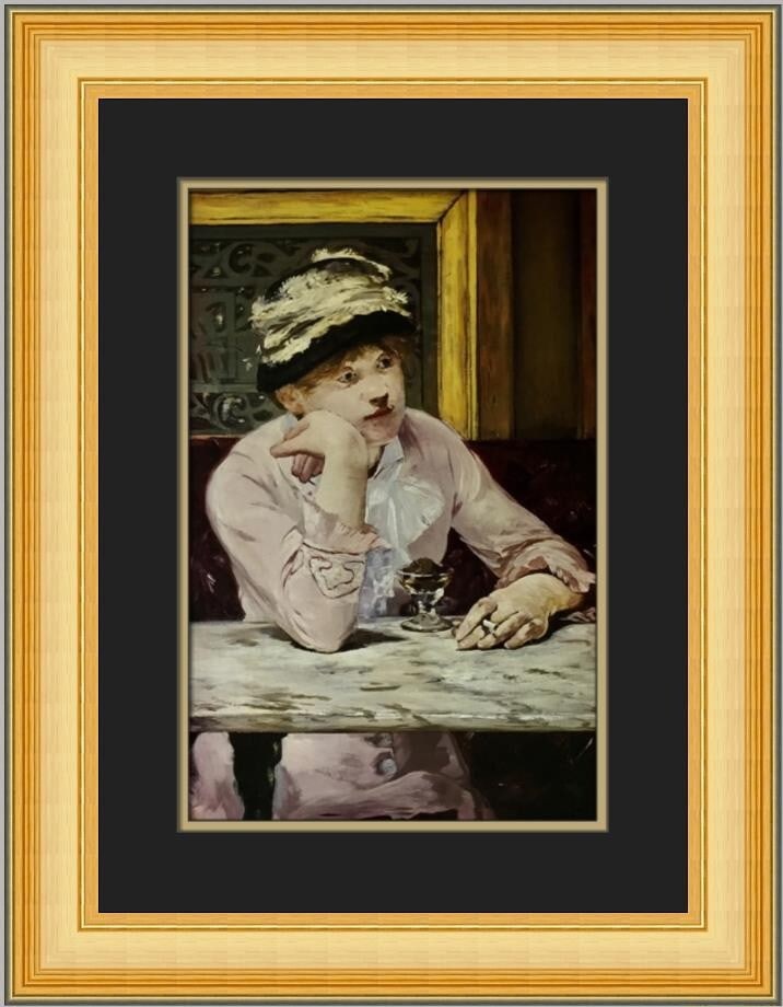 Edouard Manet The Plum Custom Framed Open Edition Print (1 of 2)