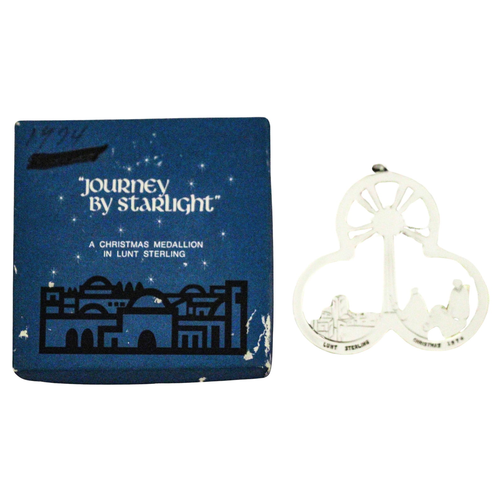 1974 Lunt Sterling Christmas Ornament Journey by Starlight (1 of 5)