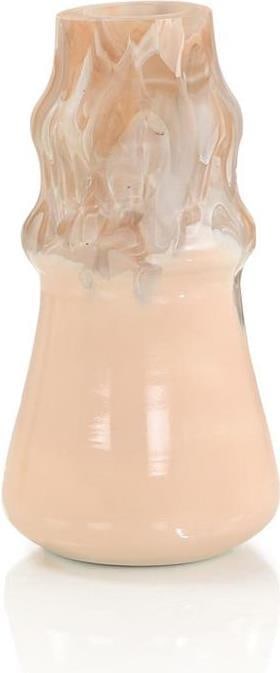 John-Richard 9.25 Inch Artistic Matte Peak Glass Vase (1 of 1)