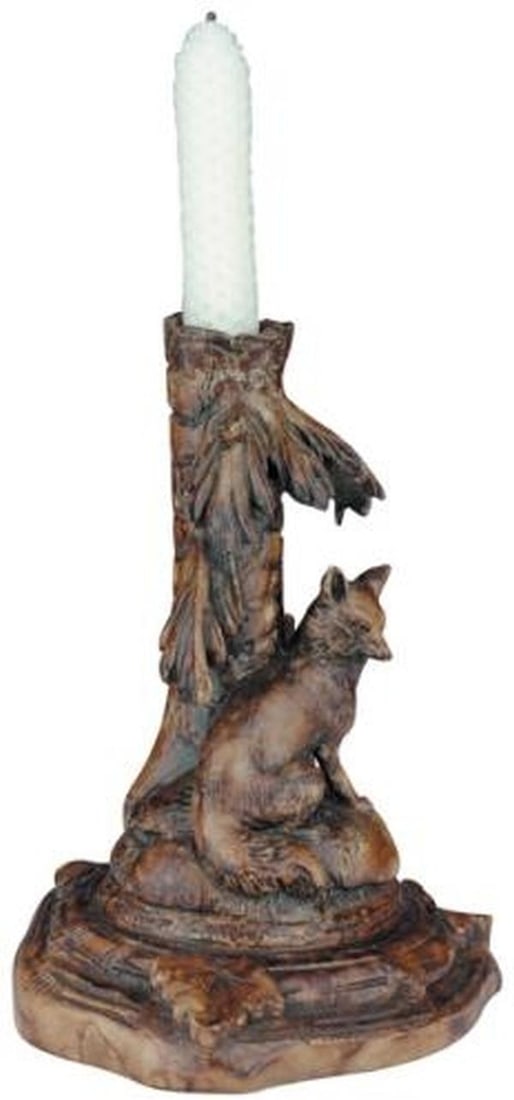 Lodge Style Hand-Cast Resin Fox Wall Trophy 9H 6W 6D (1 of 1)