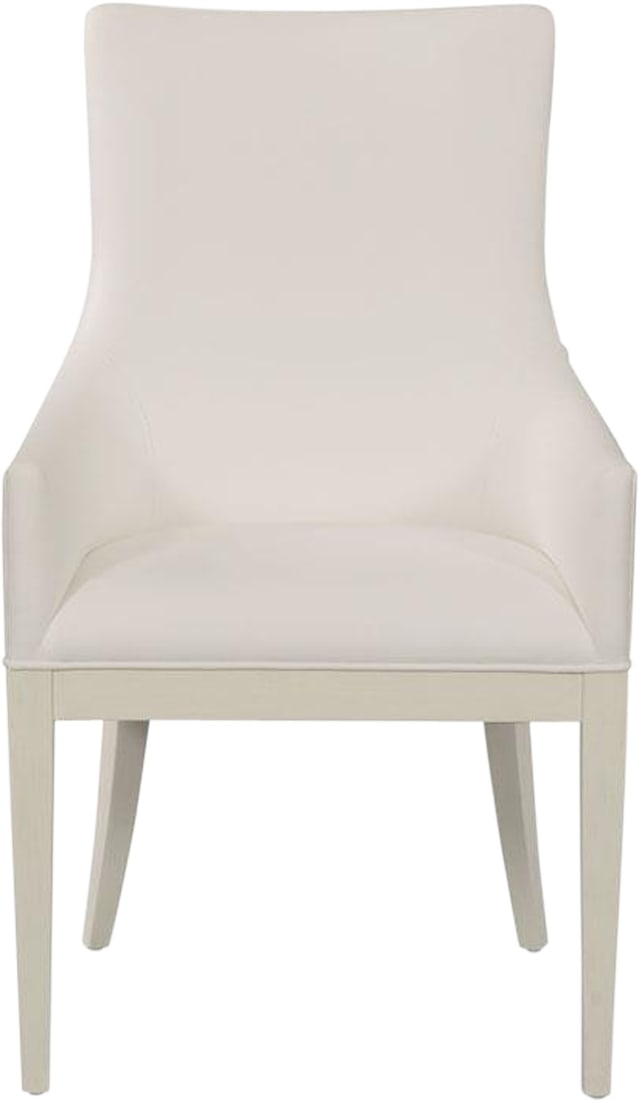 Woodbridge Morningside Chair in Classic White Vinyl with Carrara Finish (1 of 3)
