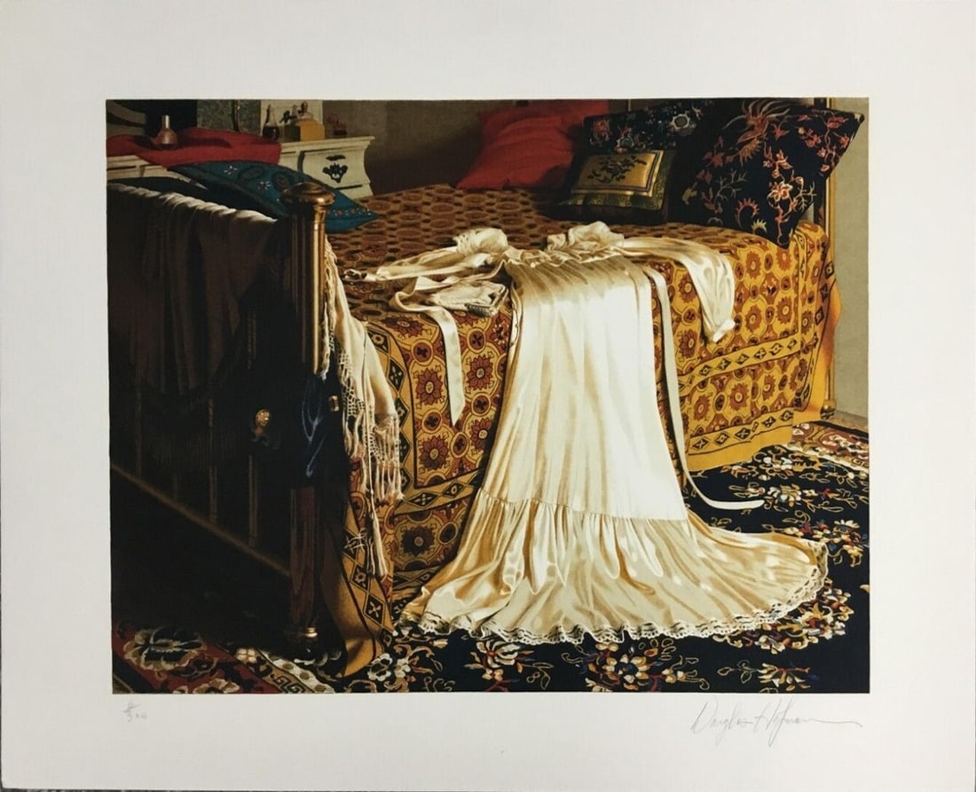 Douglas Hofmann Signed Limited Edition Lithograph Robe De Satin 6/300 1983 (1 of 9)