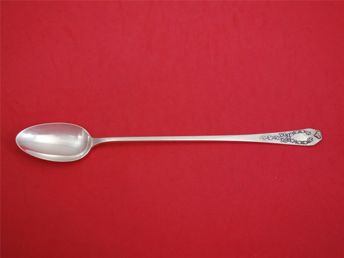 Whiting Sterling Silver Madam Jumel Lemonade Spoon Rare 8 3/4 inch (1 of 2)