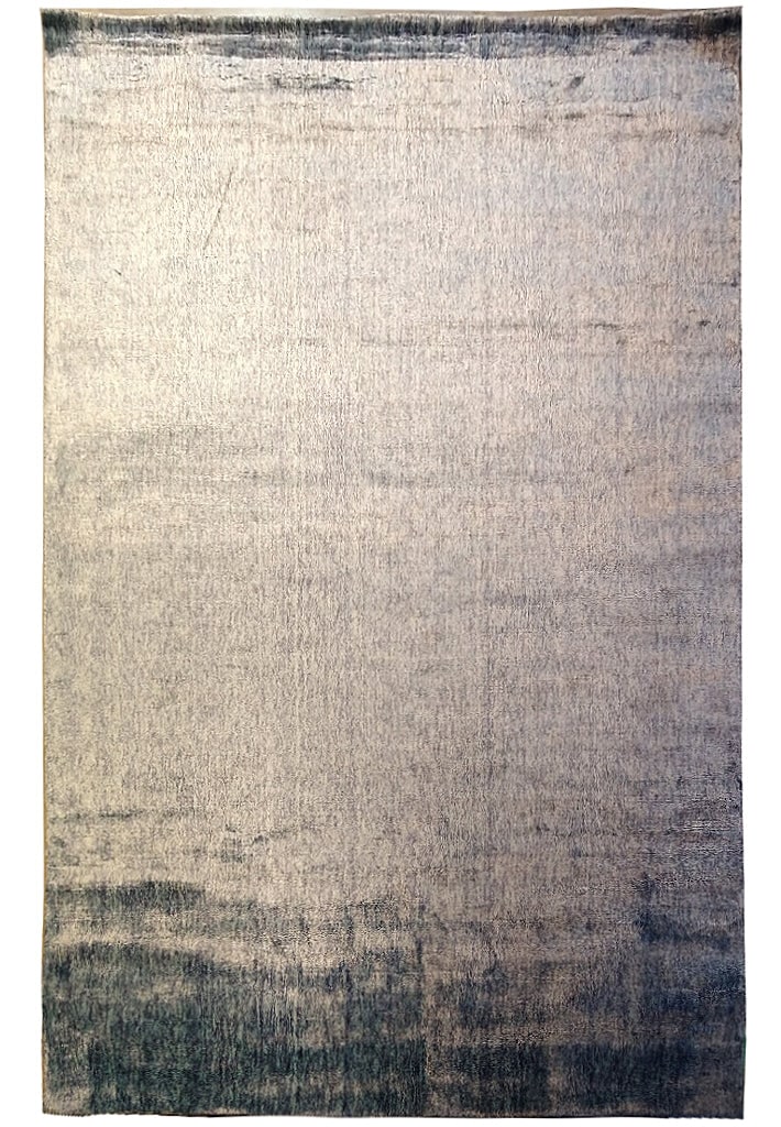 Handmade Light Blue Area Rug 6.1 x 9.1 ft India Shiny Finish: Handmade Light Blue Area Rug 6.1 x 9.1 ft India Shiny Finish Free continental US Shipping Enhance your living space with this stunning handmade area rug, featuring a light blue color that adds a touch