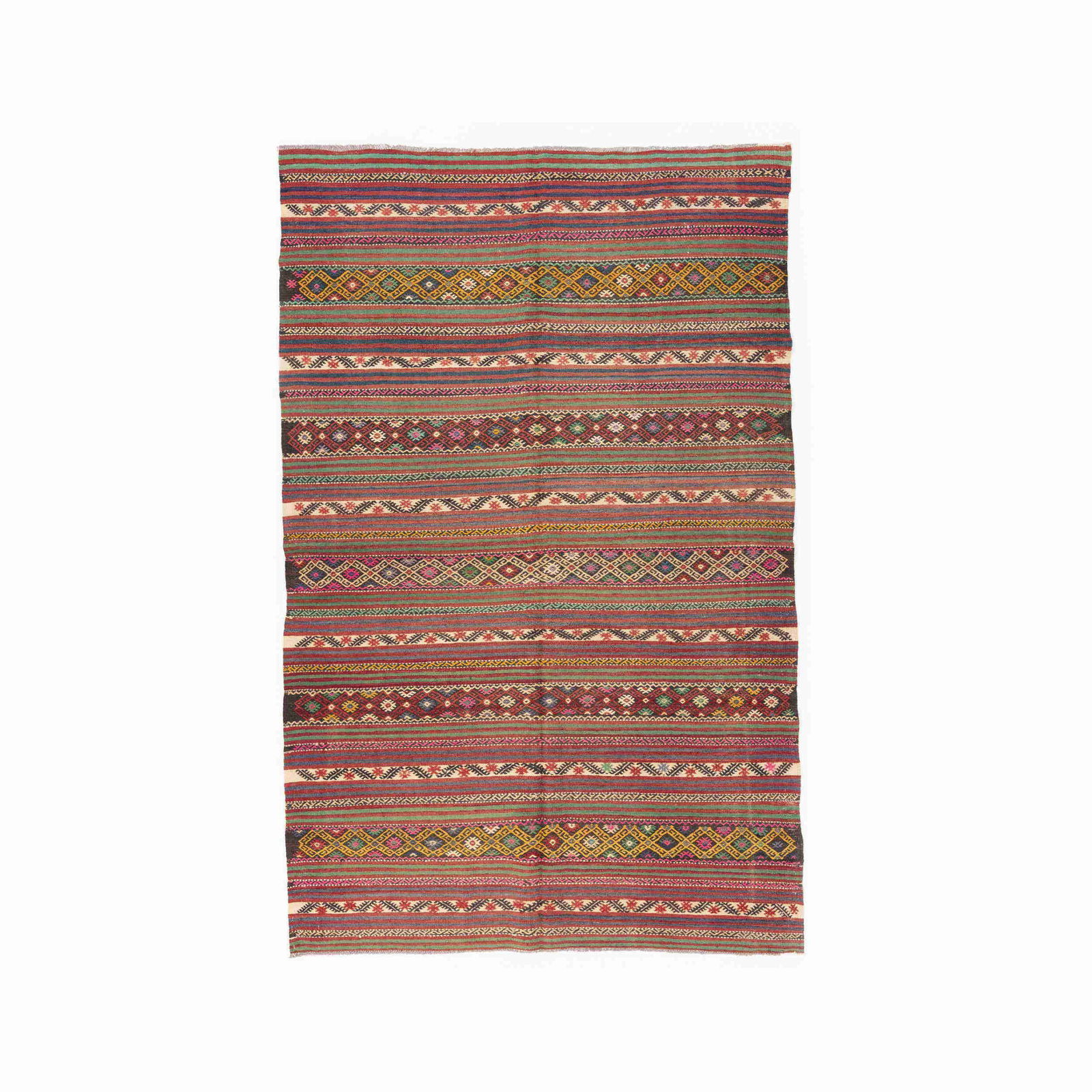 Authentic Handmade Anadol Kilim Wool on Wool 63 x 98.4 (1 of 8)