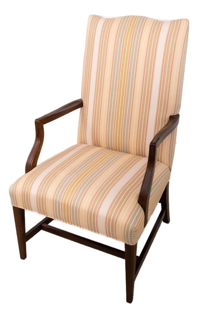 Ethan Allen Martha Washington Mahogany Armchair Vintage Design (1 of 10)