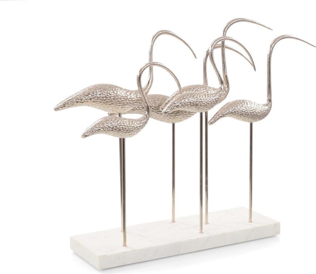 John-Richard Contemporary Crane Accent with Marble Base (1 of 1)