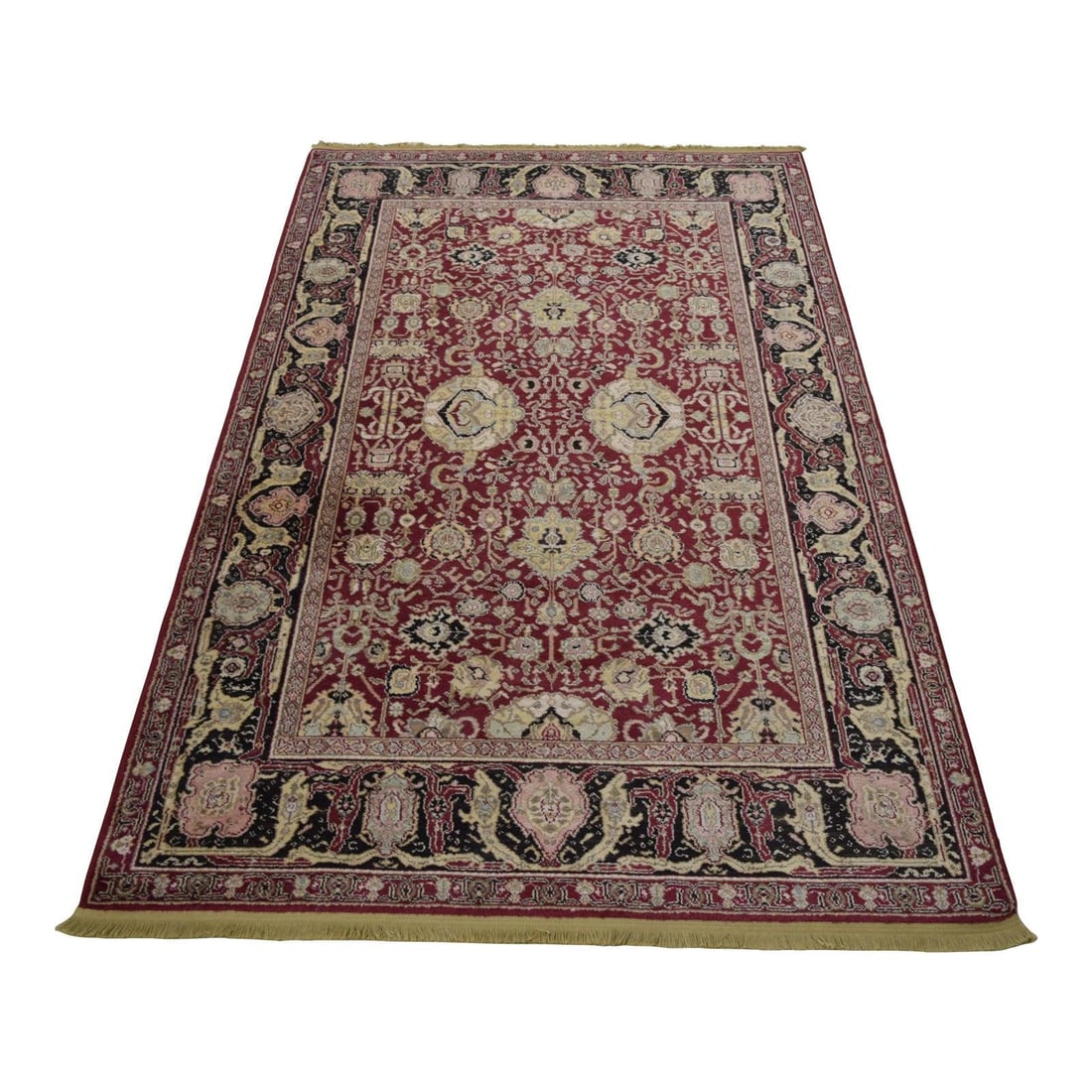 Karastan Colonial Williamsburg 6x9 Wool Area Rug Vintage: Karastan Colonial Williamsburg 6x9 Wool Area Rug Vintage Enhance your living space with the Karastan Colonial Williamsburg area rug, showcasing a vibrant blend of colors and intricate design. This hig