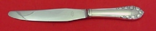 Georg Jensen Lily of the Valley Sterling Silver Dinner Knife 9 5/8": Georg Jensen Lily of the Valley Sterling Silver Dinner Knife 9 5/8" This exquisite dinner knife features the elegant "Lily of the Valley" pattern by Georg Jensen. Crafted from high-quality sterling si