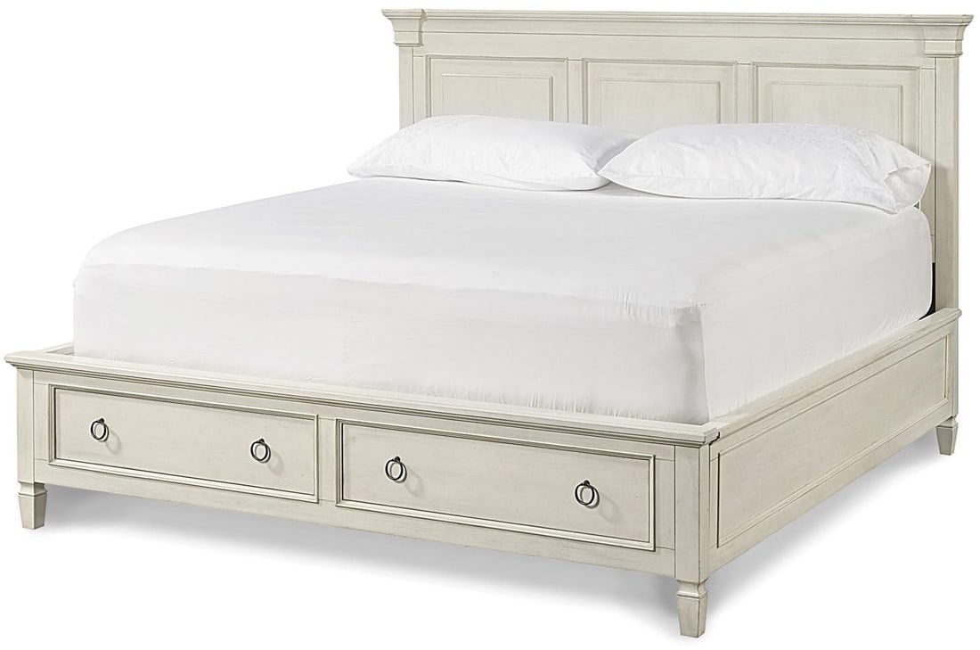 Universal Summer Hill King Storage Bed with Footboard Drawers (1 of 4)
