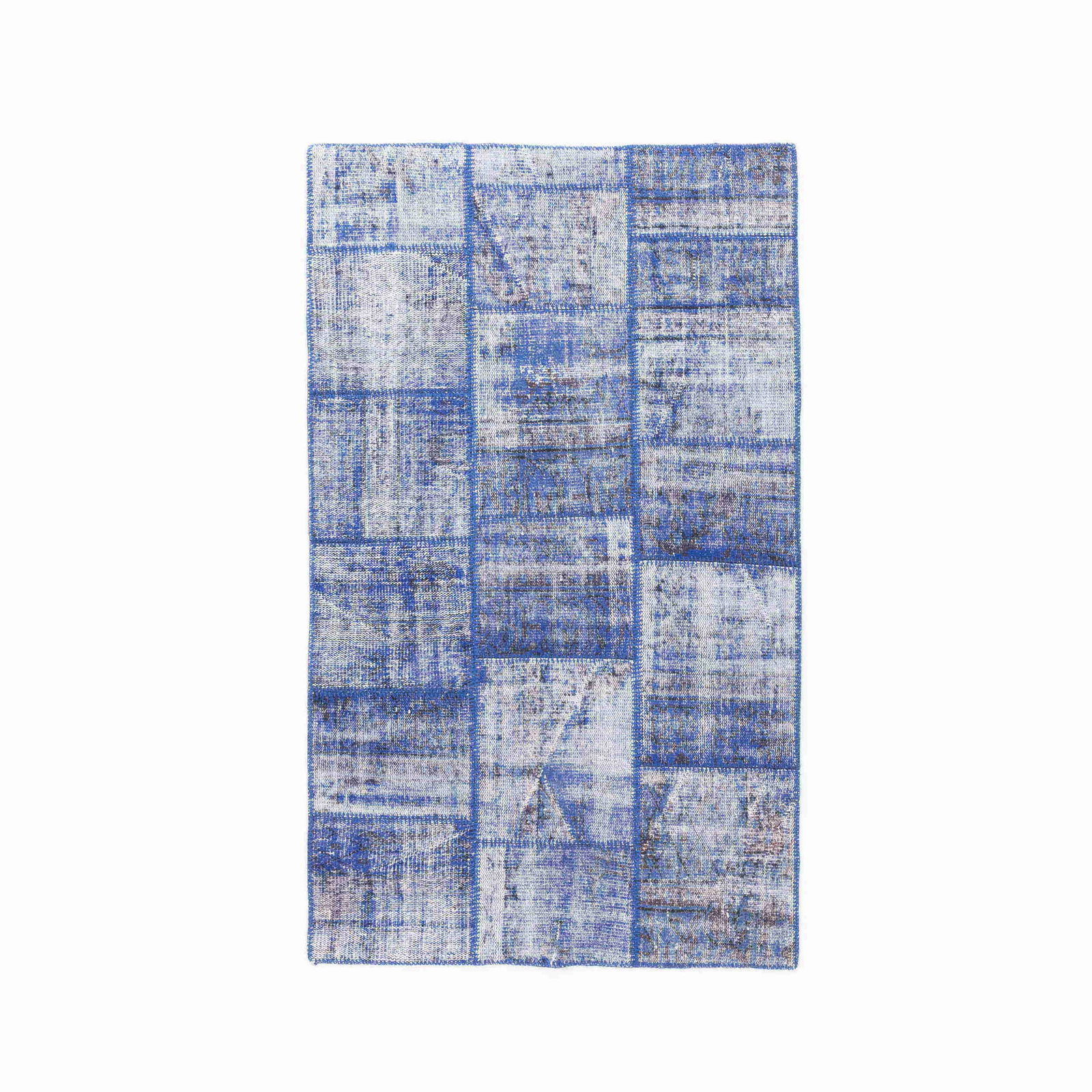 Authentic Handmade Patchwork Wool Carpet 47.6x79.9 Inches (1 of 8)