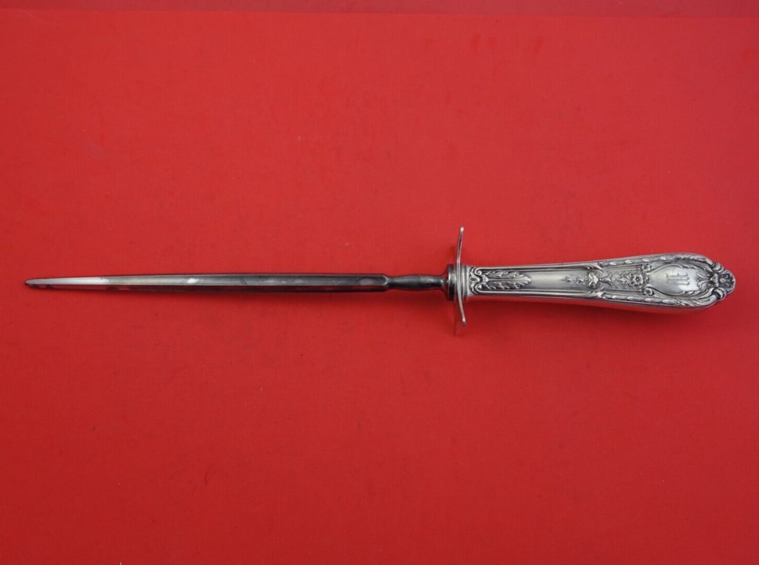 International Sterling Silver Fontaine Roast Carving Hone 13 Inch Heirloom (1 of 3)