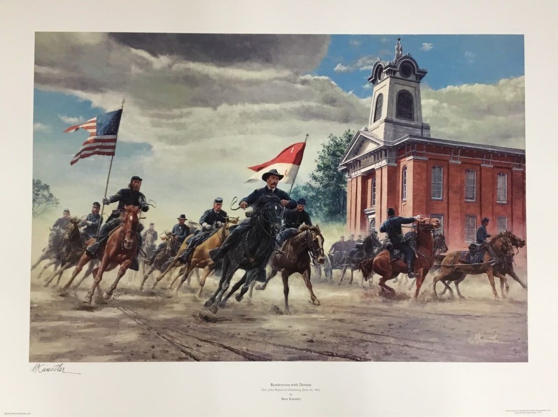 Mort Kunstler Rendezvous With Destiny AP Signed Limited Edition Print (1 of 5)