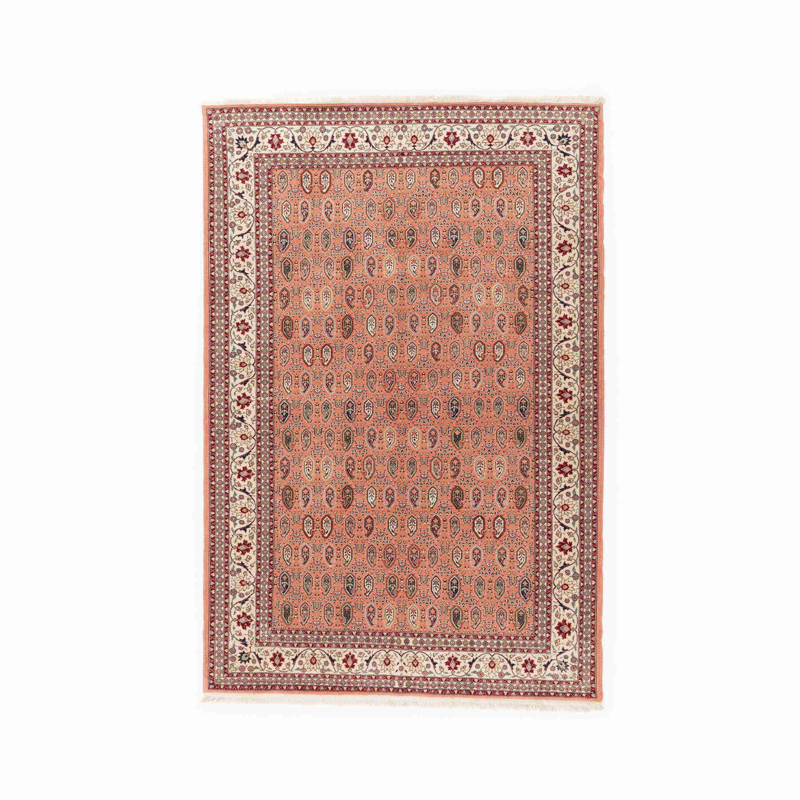 Authentic Handmade Hereke Wool on Cotton Carpet 65.4 x 96.9 Inches: Authentic Handmade Hereke Wool on Cotton Carpet 65.4 x 96.9 Inches This Authentic Handmade Hereke Carpet is crafted from high-quality wool on cotton, showcasing exquisite craftsmanship. The carpet fea