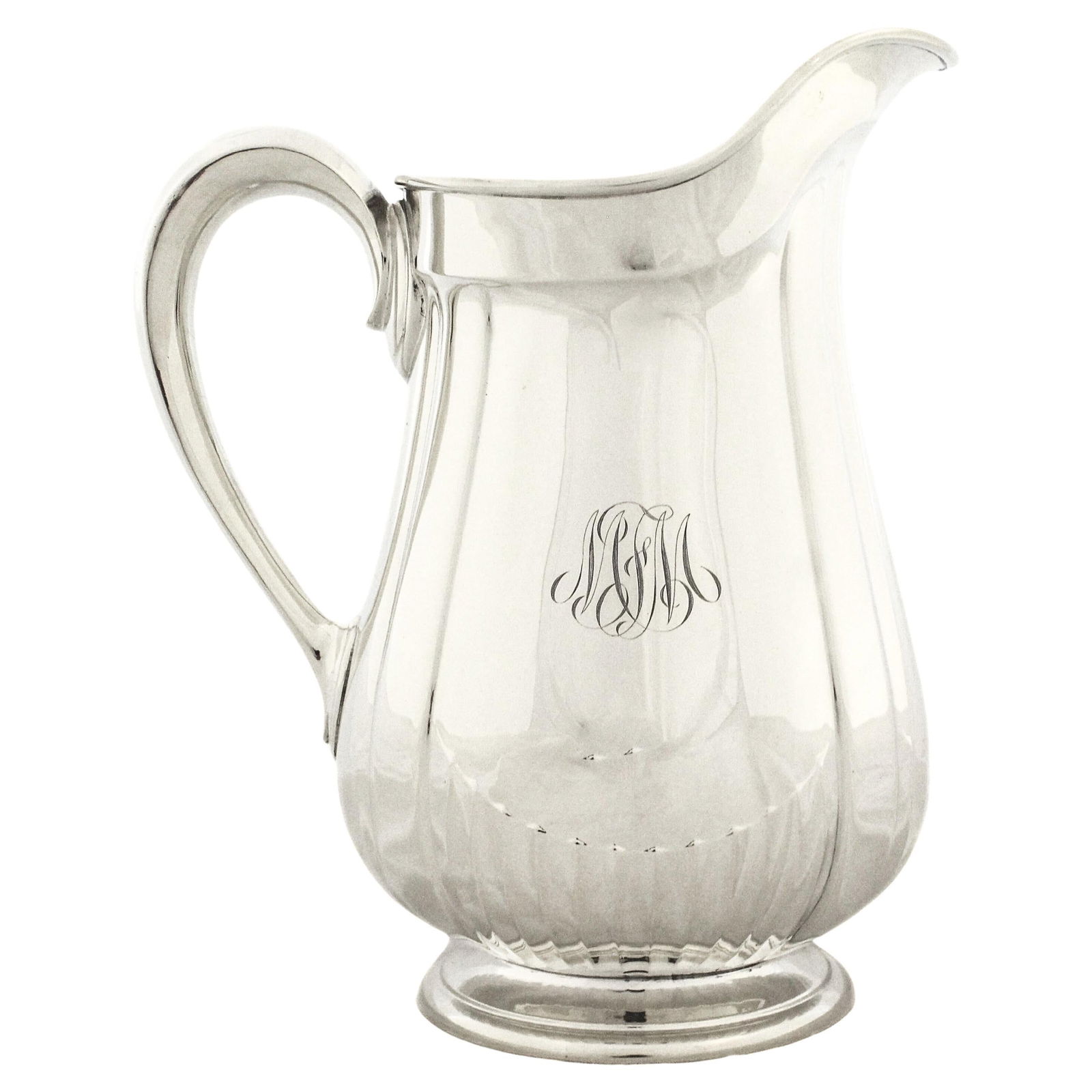Reed & Barton Sterling Silver Water Pitcher 10 inches Circa 1930s (1 of 7)