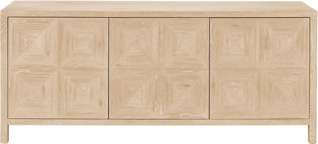 Universal Timeless Oak Sadie Credenza Blue Natural Finish 76W: Universal Timeless Oak Sadie Credenza Blue Natural Finish 76W Introducing the Timeless Oak Sadie Credenza, a perfect blend of style and functionality. This elegant credenza features a stunning Blue Na