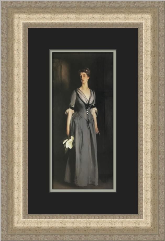 John Singer Sargent Mrs Albert Vickers Custom Framed Print 1991 (1 of 2)